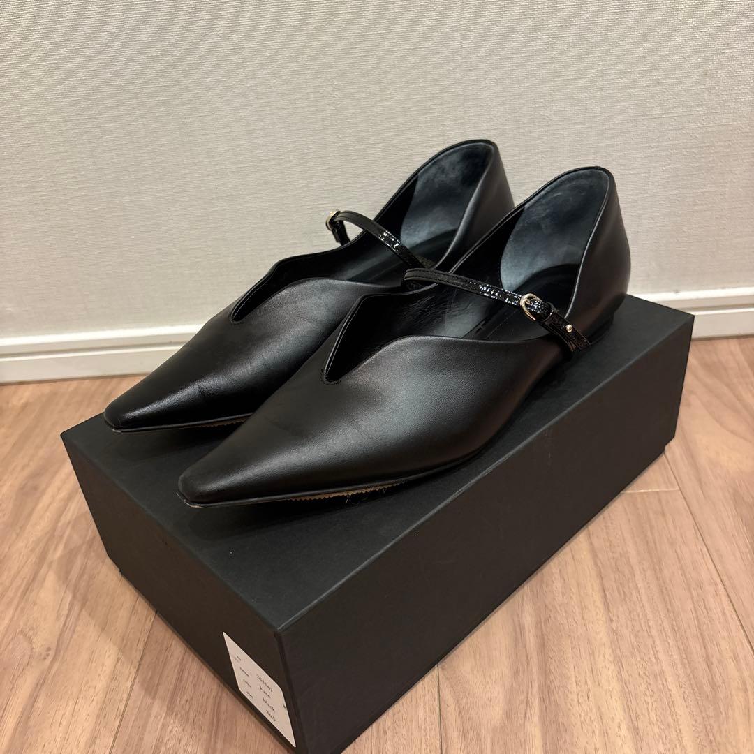 HENRI EN VARGO メリージェーン　ブラック　23.5cm