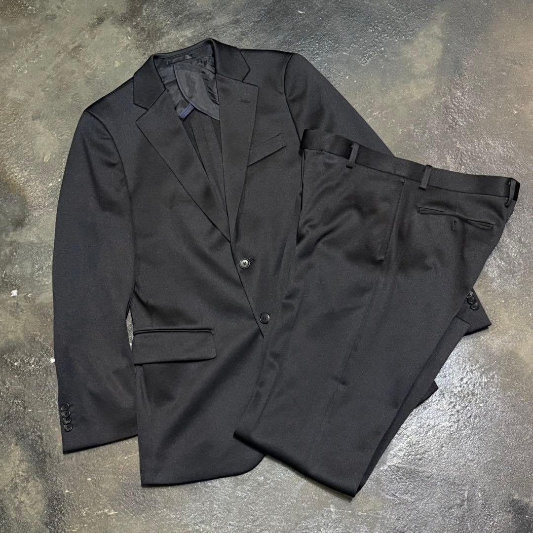 ★MOVE SUIT MIZUNO スーツ セットアップ M ブラック ムーブスーツ - 動きやすい・洗える・伸びて強いミズノのスーツ｜野球