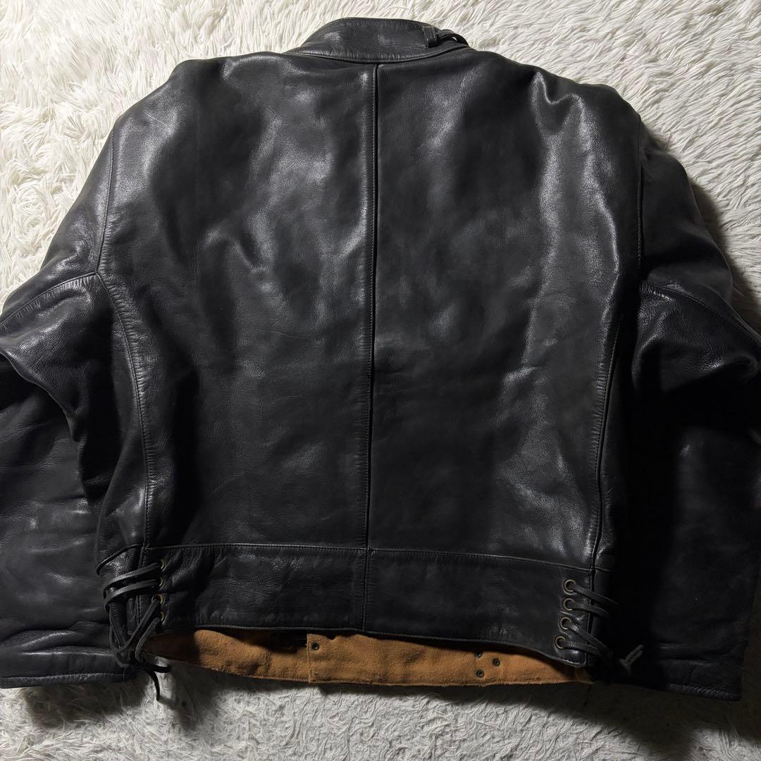 K's Leather KADOYA スウェーデン軍モーターサイクルジャケット - メルカリ