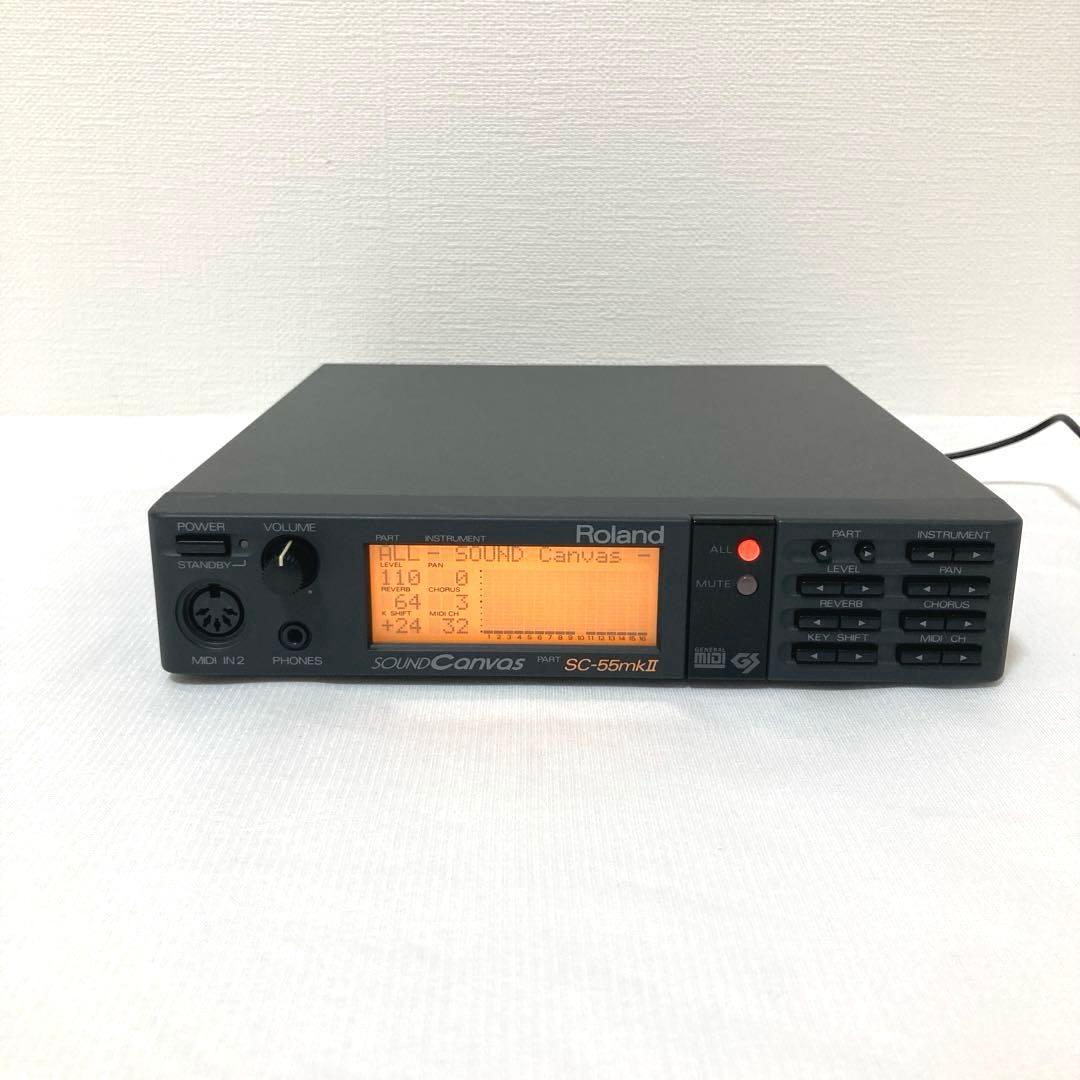 Roland 音源モジュール SC-55mkII アダプター付き 動作品 - メルカリ