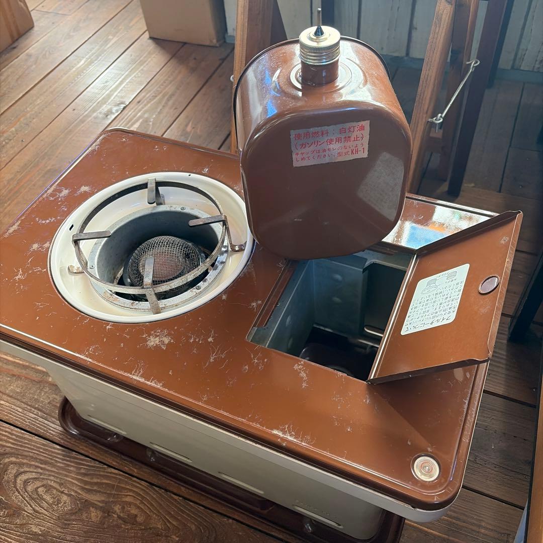 フジカ FUJIKA kH-1 火鉢型ストーブ 囲炉裏 五徳付き。