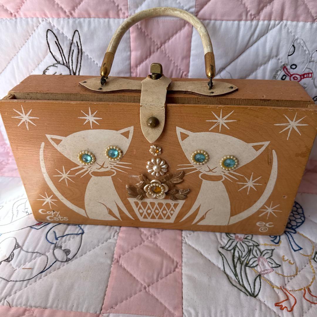 エニッドコリンズ猫アンティークビンテージ木箱