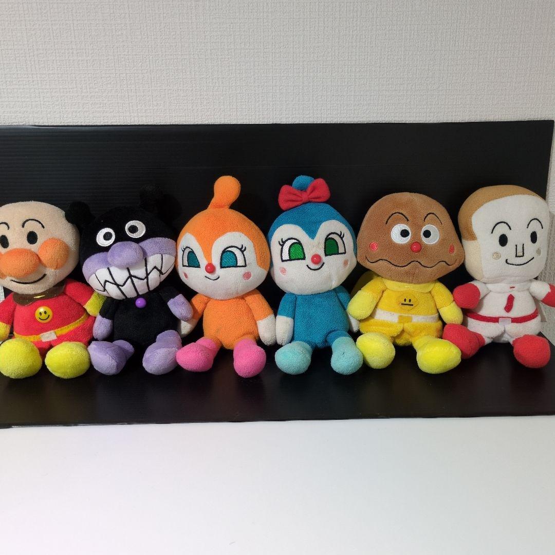 37体【ぷりちぃビーンズ】アンパンマン キャラクター ぬいぐるみ