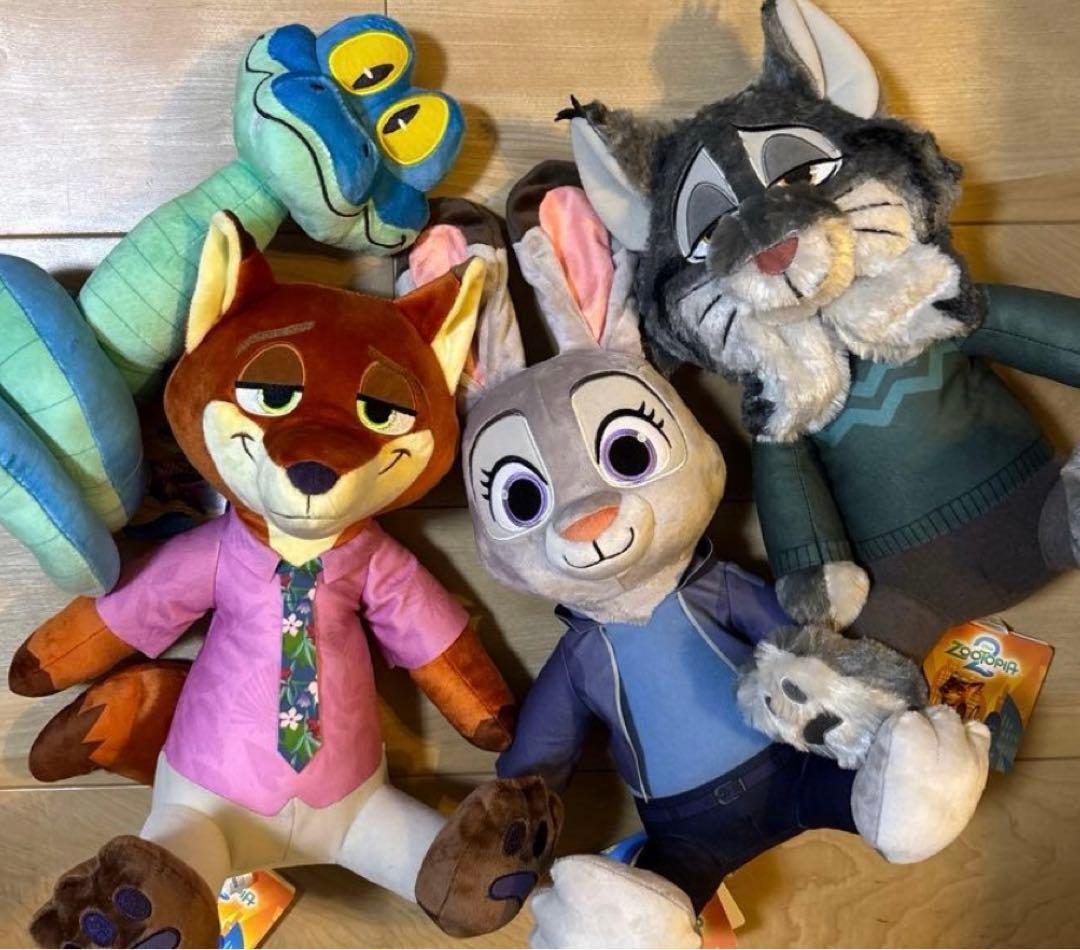 ズートピア　ぬいぐるみ　L ニック　ジュディ　ゲイリー　パウバート ズートピア2 Lぬいぐるみ ニック ジュディ ゲイリー パウバート 山田