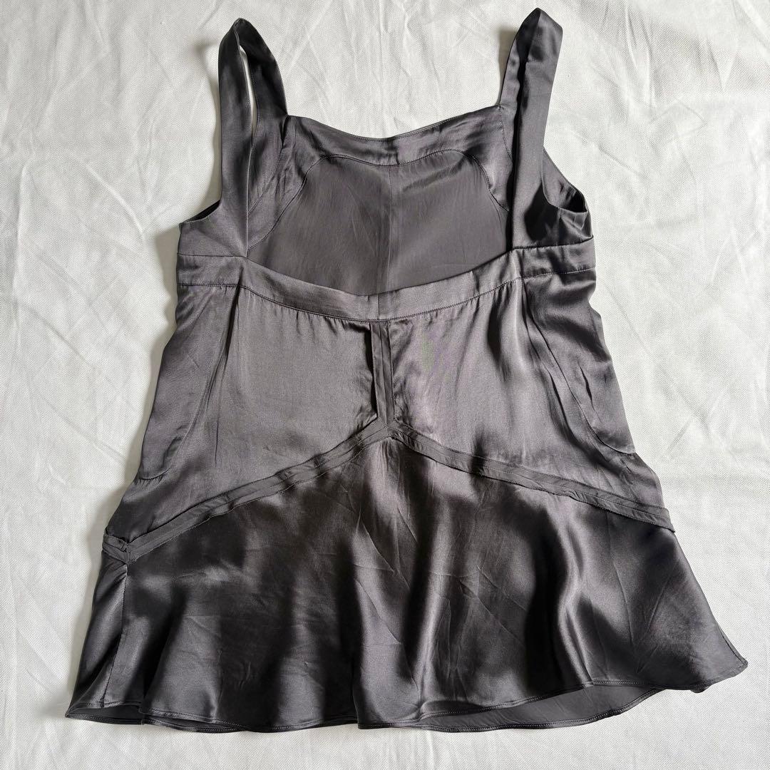 miumiu ミュウミュウ キャミソール ノースリーブ 38 レイヤード シルク