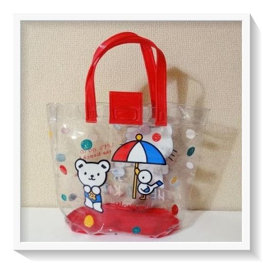 平成レトロ ハローキティ ビニールプールバッグ 1996年製 - メルカリ