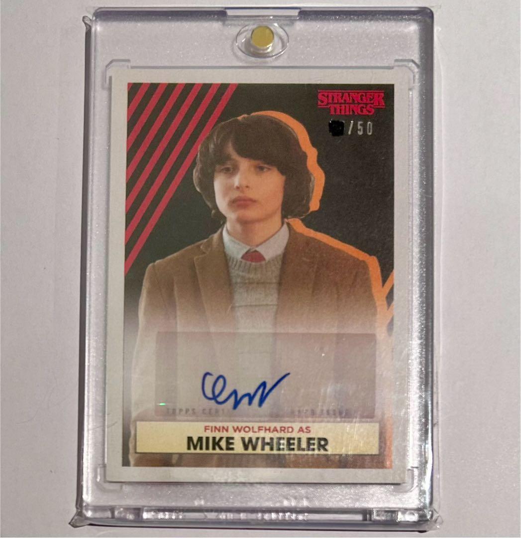 ストレンジャーシングス マイクウィーラー(フィンウルフハード) サイン