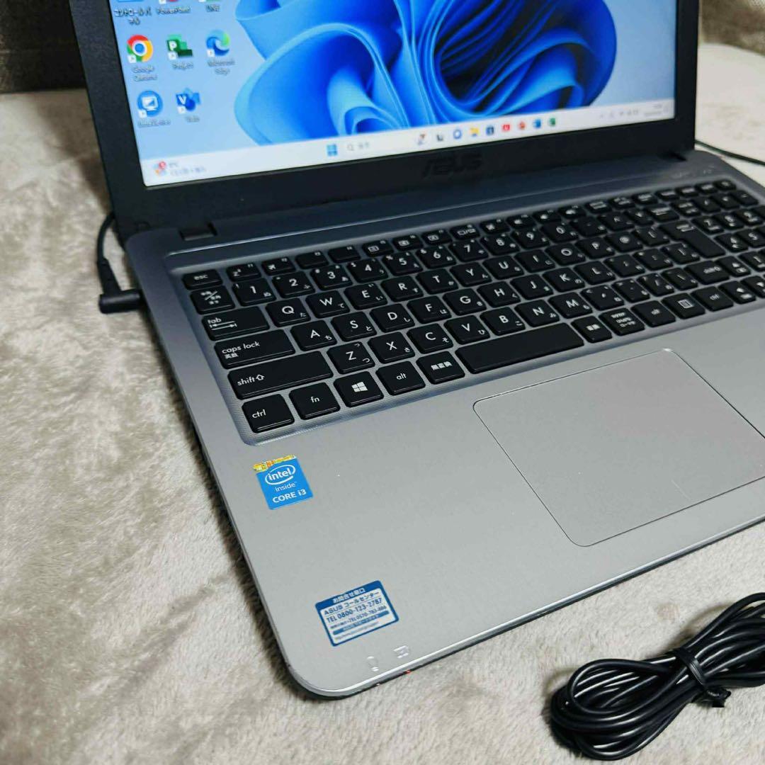 S275 ASUSノートパソコンWEBカメラSSDサクサク動くWindows11 - メルカリ