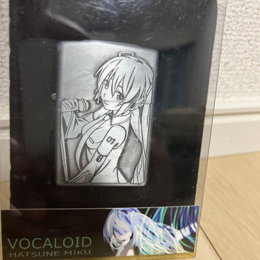 初音ミク巡音ルカVOCALOIDオイルライターZippo風 - メルカリ