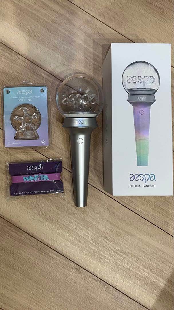 aespa ペンライト セット ウィンターVer. - メルカリ