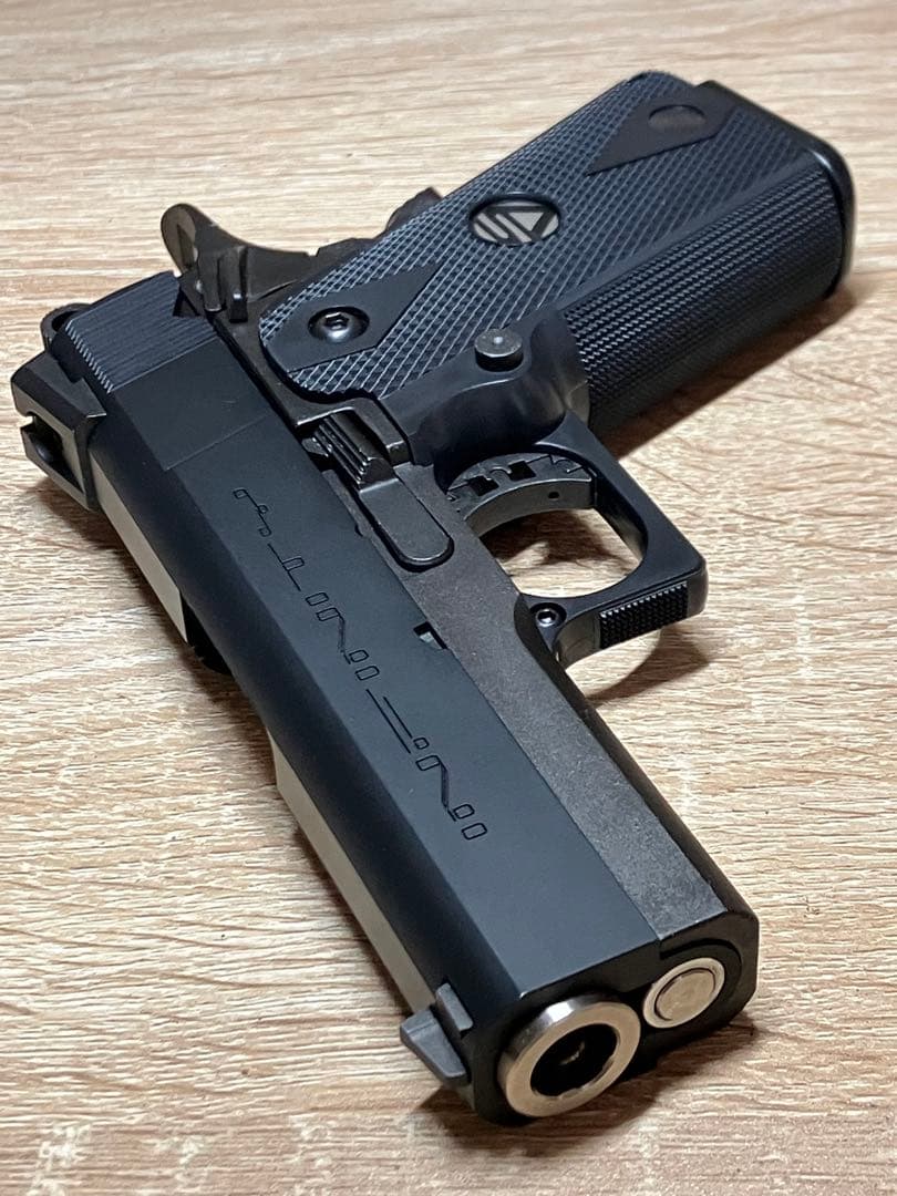 WA SV3.9 インフィニティ コンシールドキャリーピストル ガスブローバック 番外編 古ーいWA SV3.9コンシールドキャリー (可変ホップ