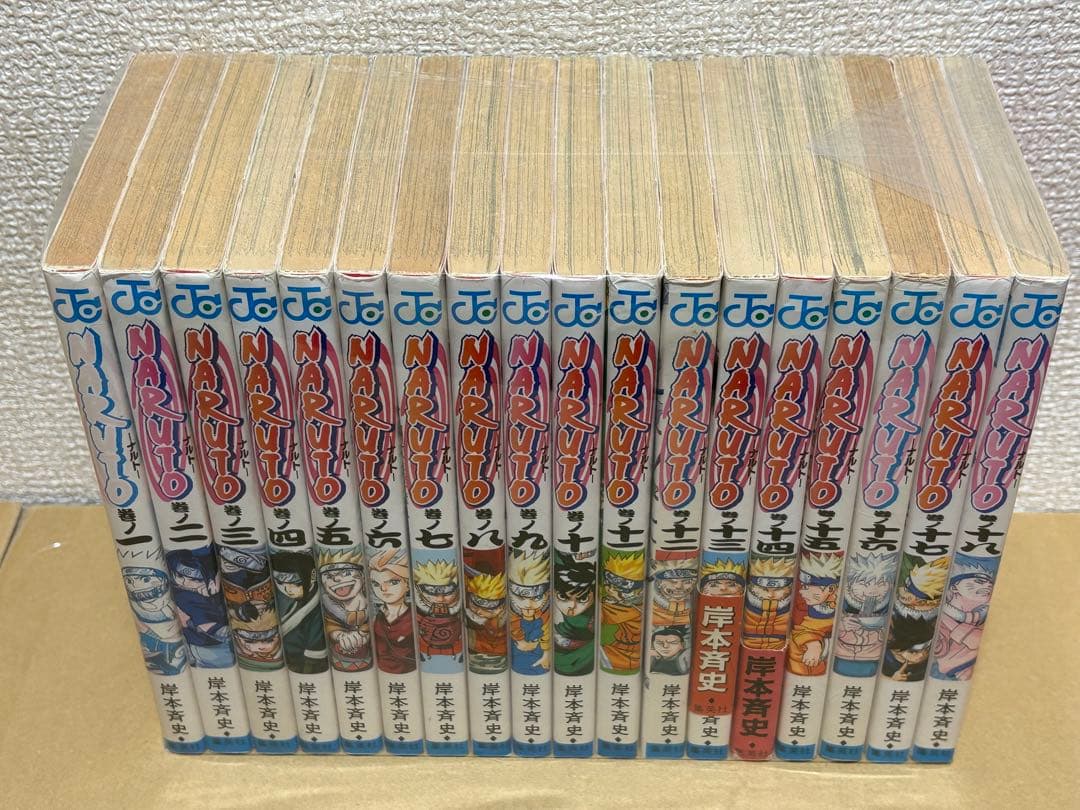 【NRT19m】《難有り》NARUTO-ナルト- 全72巻完結全巻セット