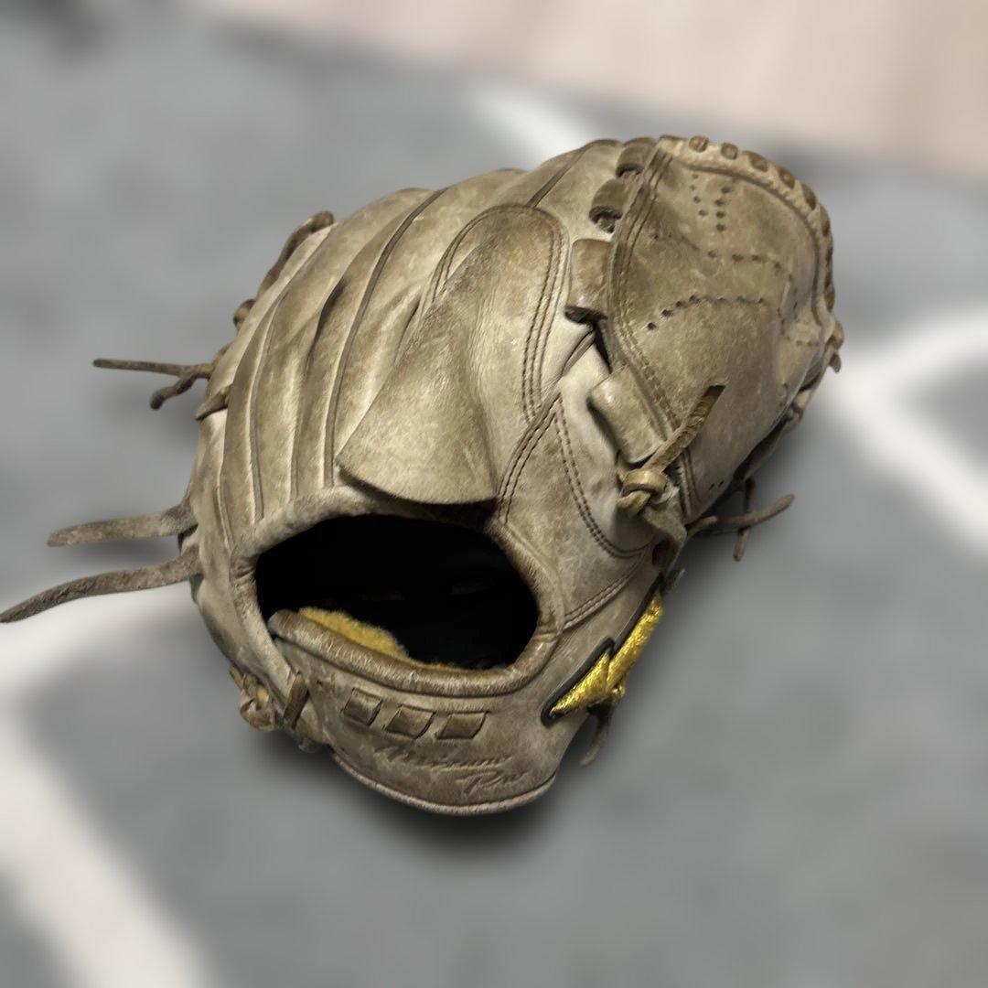 ミズノプロ　投手用グローブ　キャメル ミズノプロ硬式投手用グローブ 芳賀 ミズノプロ硬式投手用グローブ