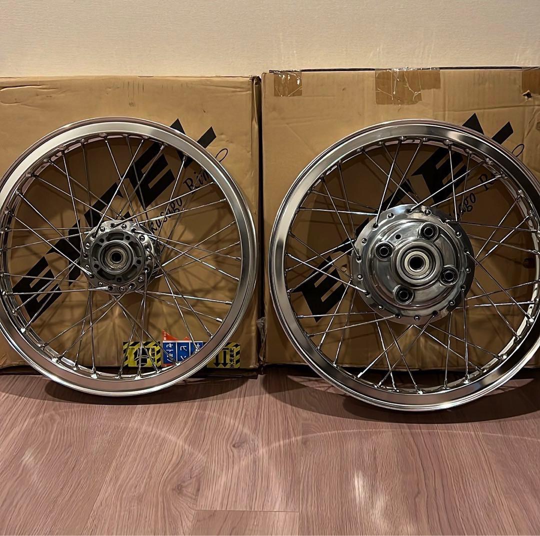 CB250T EXCEL製Hリム 前後 バブ ホーク - メルカリ