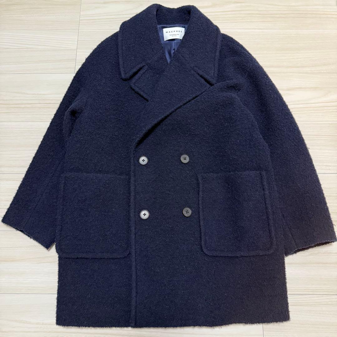 極美品✨】マカフィー ブークレーボンディング ダブルブレストコート