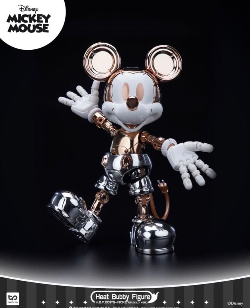 HeatBoys HB0096 ミッキーマウス 合金可動フィギュア 金 限定品 - メルカリ