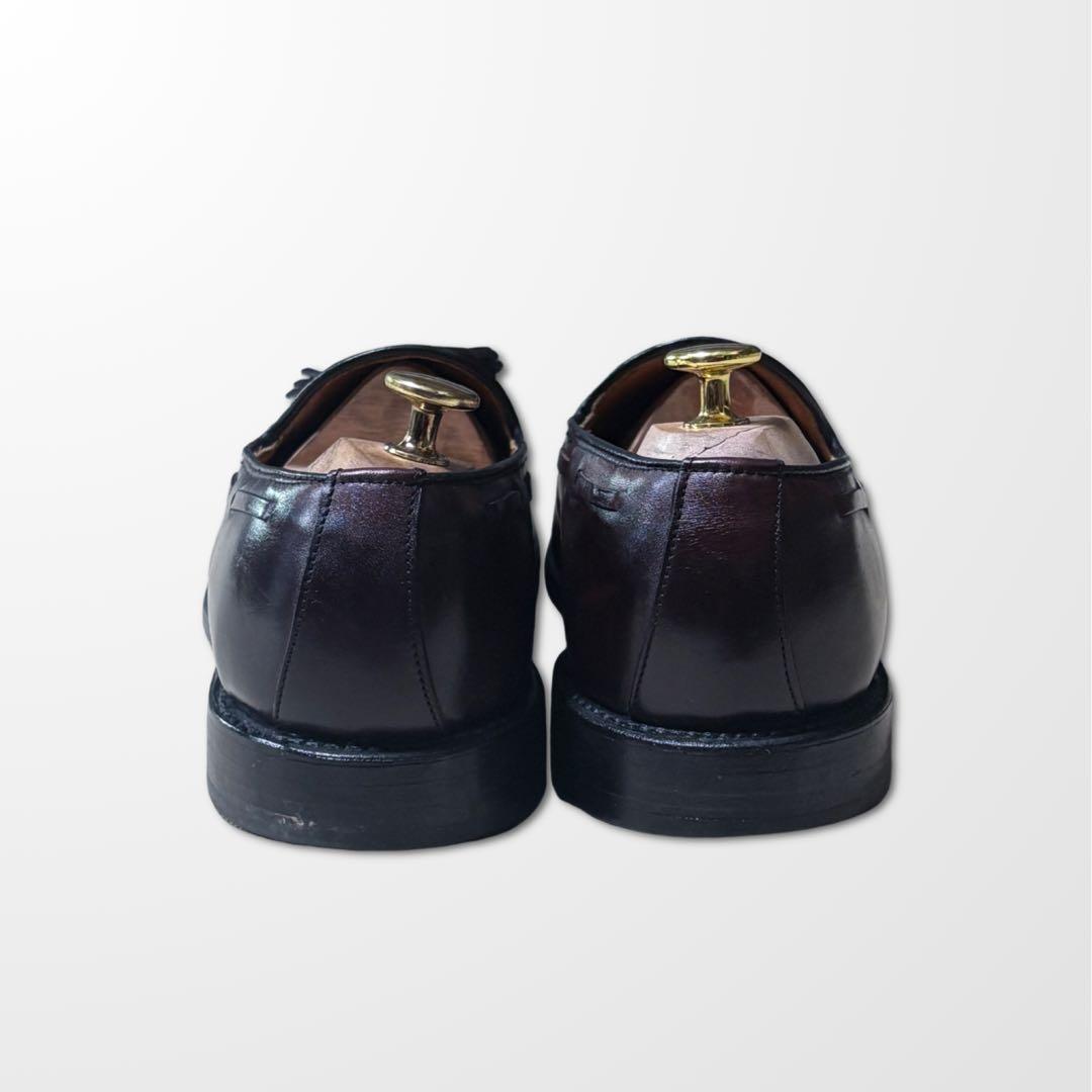 アレンエドモンズ Grayson タッセルローファー 9.5C バーガンディ