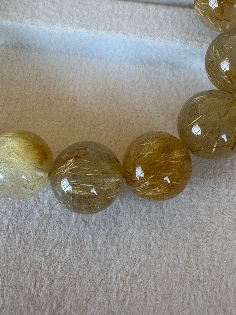 ゴールドルチル 金運 UP 13.9mm 天然石 高品質