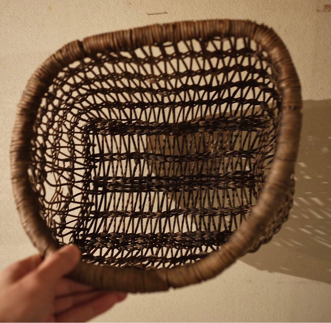 古道具 籠 民藝 ブロカント 襤褸 ヴィンテージ french 古道具坂田