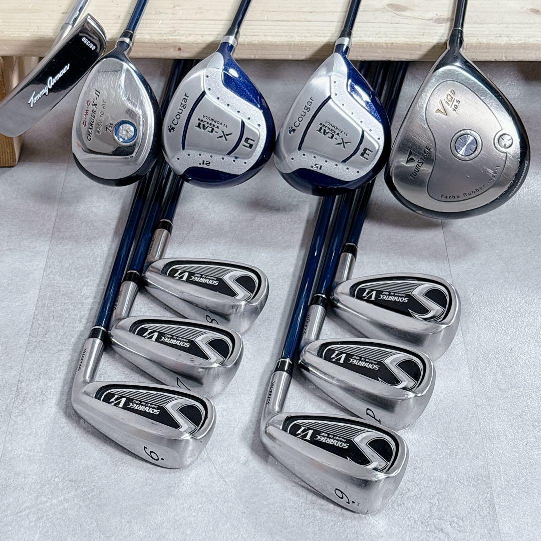 V940 ブリヂストン 他 ゴルフクラブ メンズ フルセット 12点 初心者