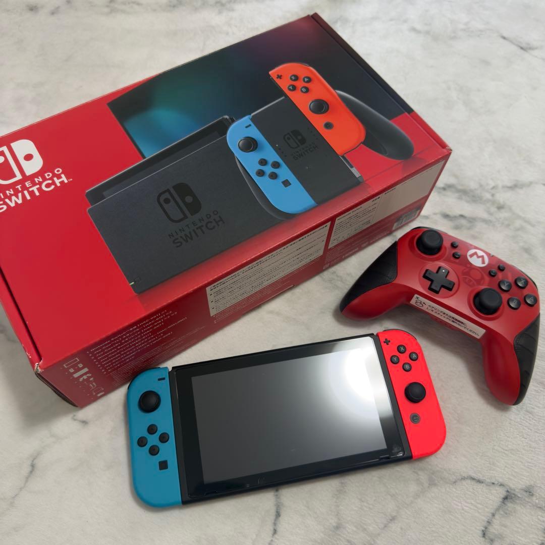 Nintendo Switch 本体 【使用頻度少なめ】【コントローラー付き