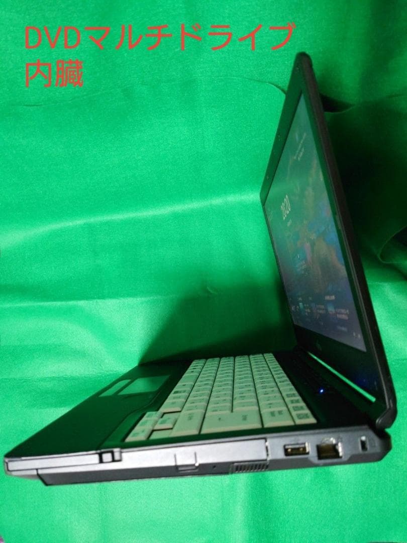 カーボン柄 WIN11 Core i7 2.1G　爆速256GB SSD DVD