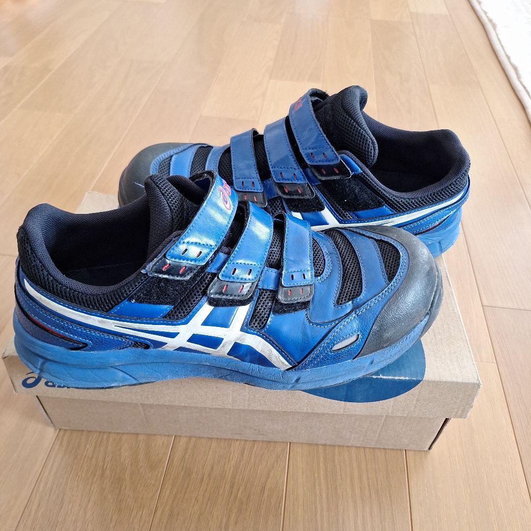 ASICS アシックスベルクロ安全靴 ウィンジョブFCP102 - メルカリ