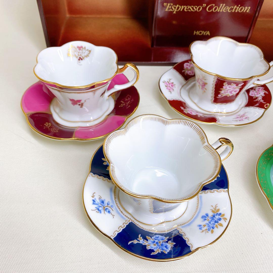 未使用品 HOYA エスプレッソ コレクション カップ&ソーサーセット