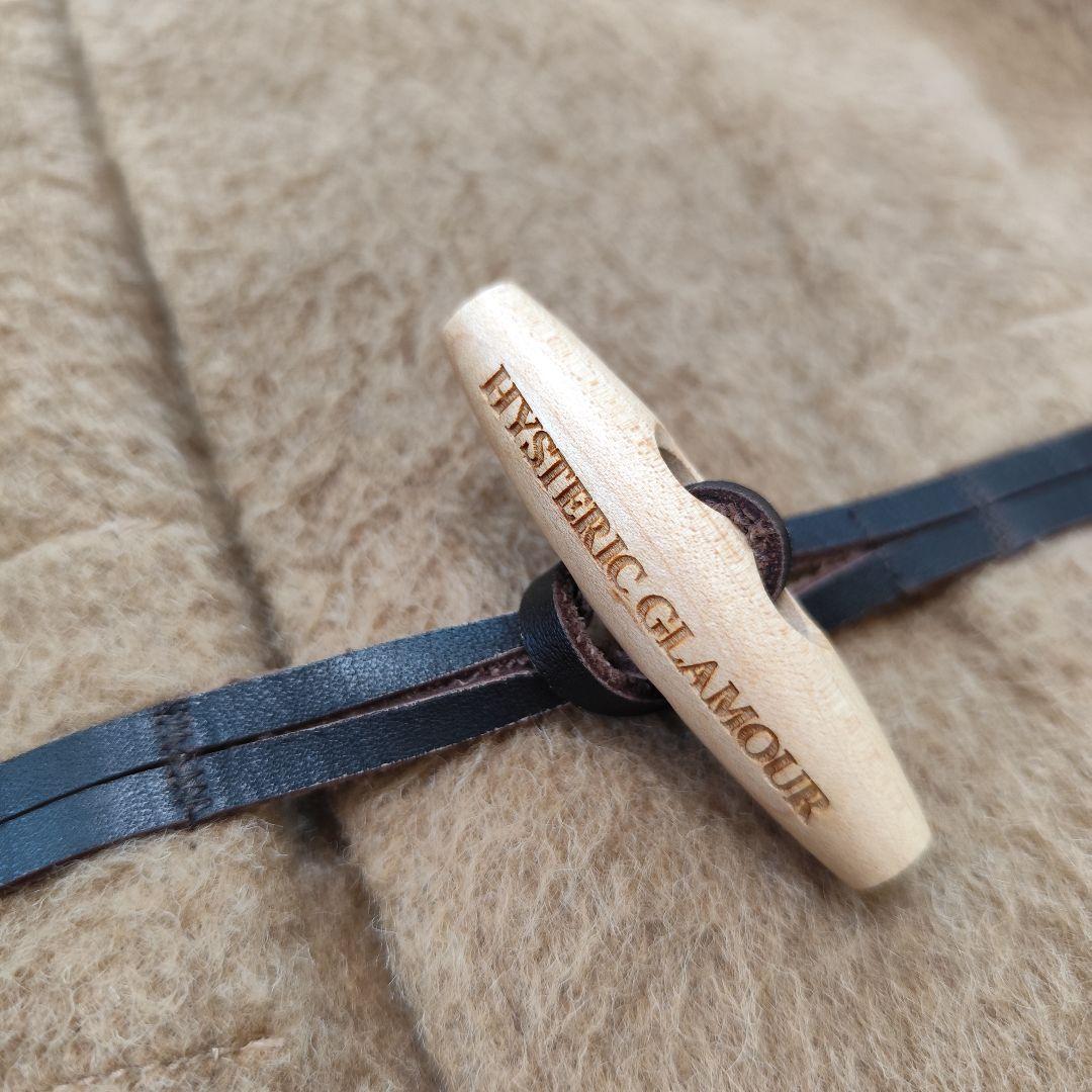 希少 ヒステリックグラマー SKULL 13pt アルパカモヘア ダッフルコート