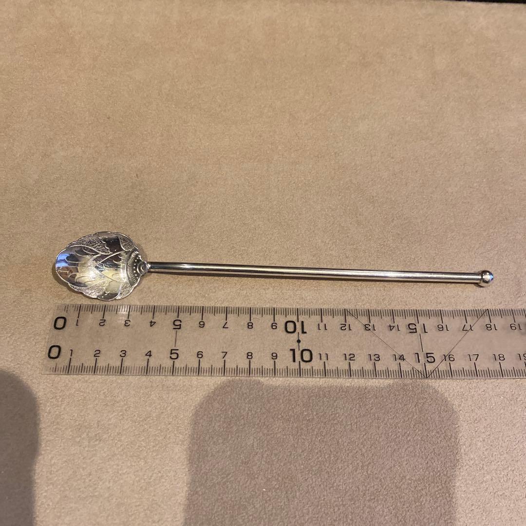 マドラー スプーン ストロー 925 刻印 銀製 銀製品 銀食器 - メルカリ