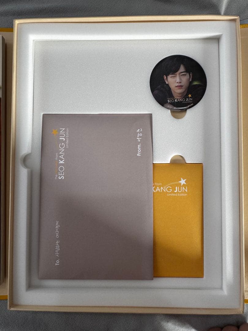 【値下げ】直筆サインあり　ソ・ガンジュンDVD 写真集　ファーストレター