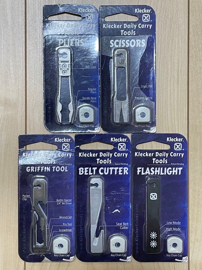 た*ん様 □新品 Klecker Knives ツール5点セットKeyBar等に