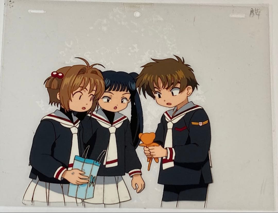 d60 カードキャプターさくらセル画【さくら達四人】動画・背景画付き