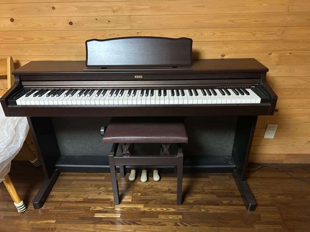 KORG 88鍵 デジタルピアノ 椅子付き KORG C1 Air RD X型イスセット 電子ピアノ 88鍵盤 コルグ デジタル