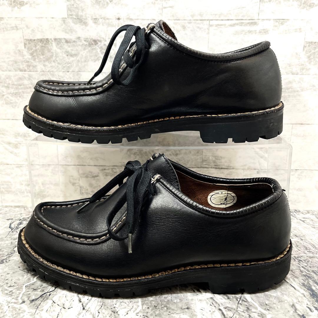 希少✨ ウルヴァリン 革靴 チロリアンシューズ ビブラムソール 黒 24.5cm