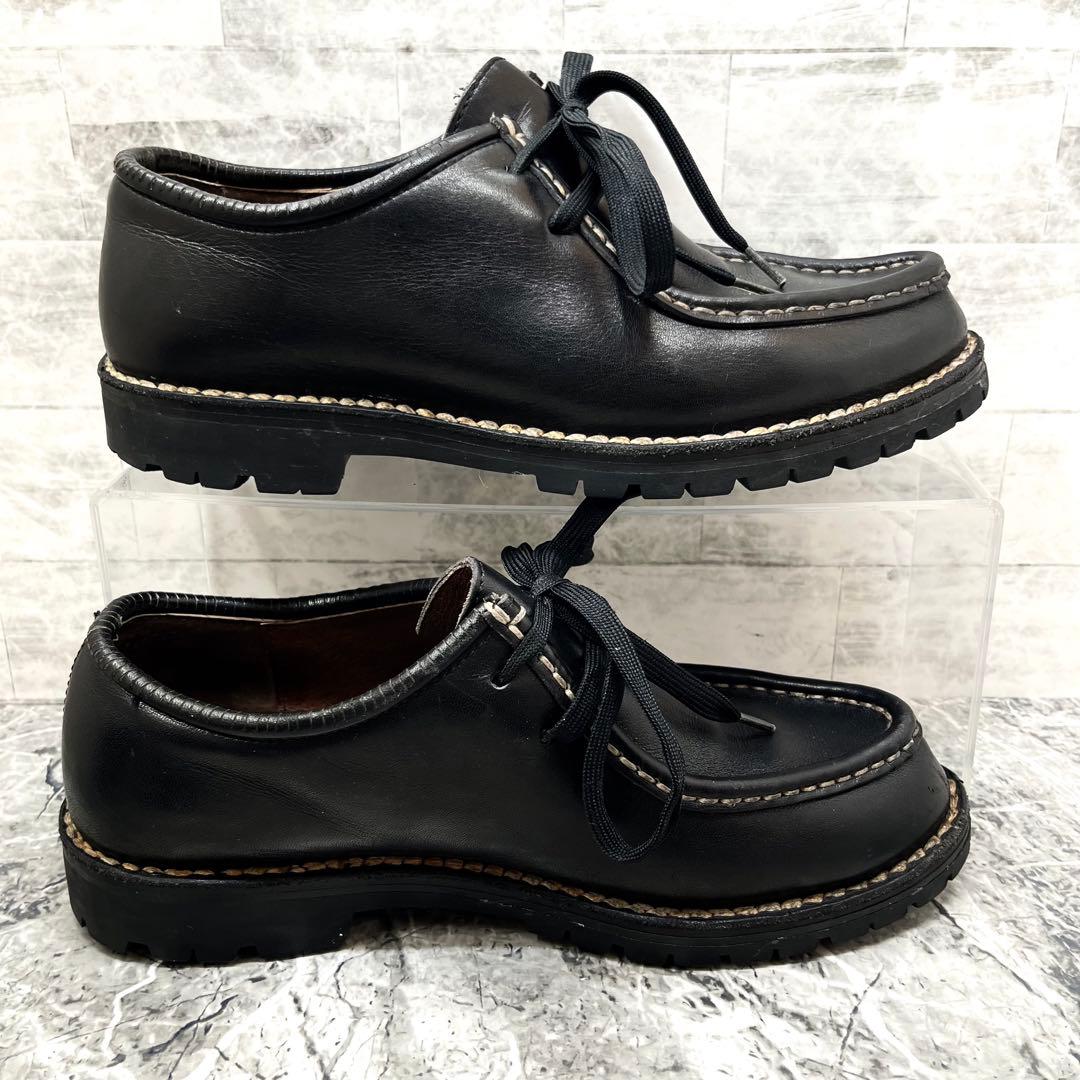 希少✨ ウルヴァリン 革靴 チロリアンシューズ ビブラムソール 黒 24.5cm