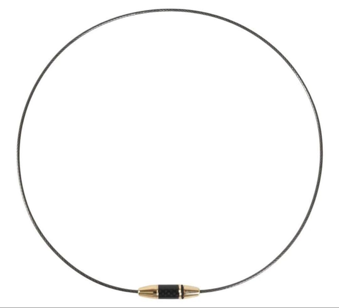 phiten rakuwaネック ワイヤーカーボン ゴールド 50cm - メルカリ