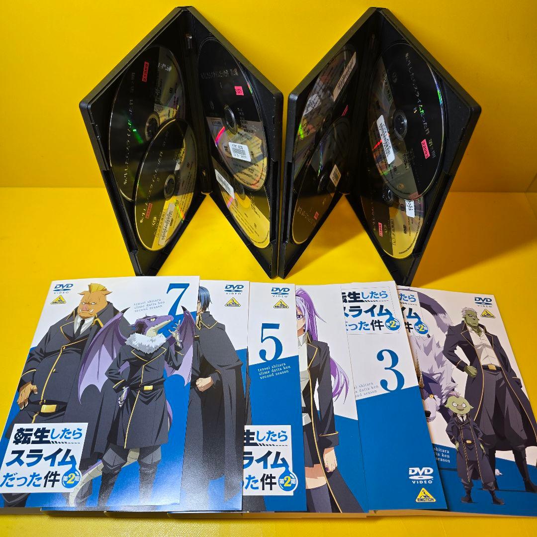 新品ケース交換済み　転生したらスライムだった件　第2期　DVD全8巻セット