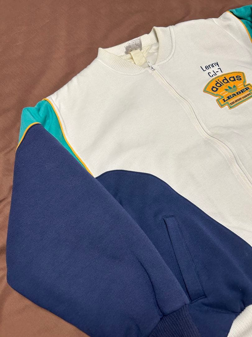 90s adidas アディダス スウェットスタジャン \"LEADER\" 中綿