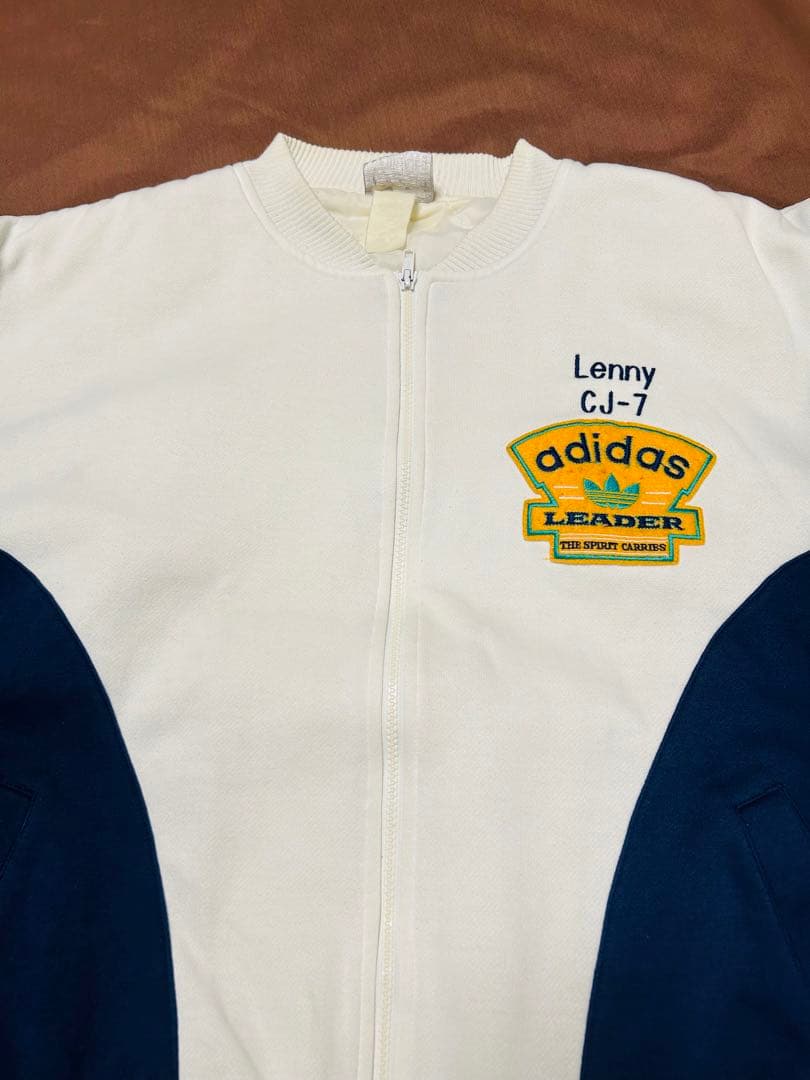 90s adidas アディダス スウェットスタジャン \"LEADER\" 中綿
