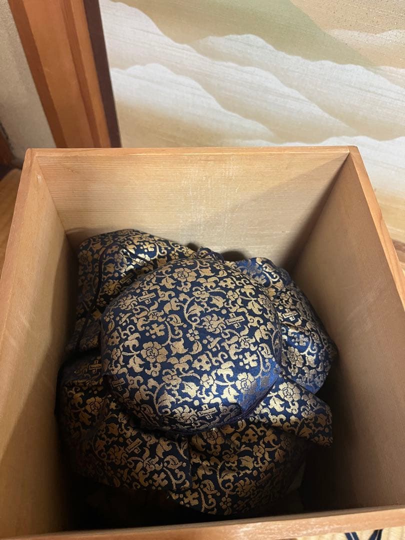 平安 草山造】京焼 花壺 大壺 黒釉 花入 共箱・仕覆付 茶道具 飾り壺