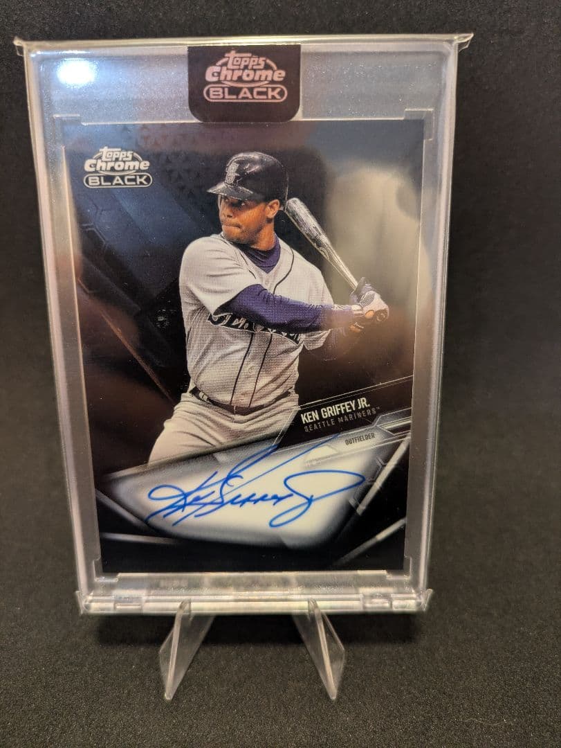 ケン・グリフィーJr TOPPS CHROME BLACK auto - メルカリ