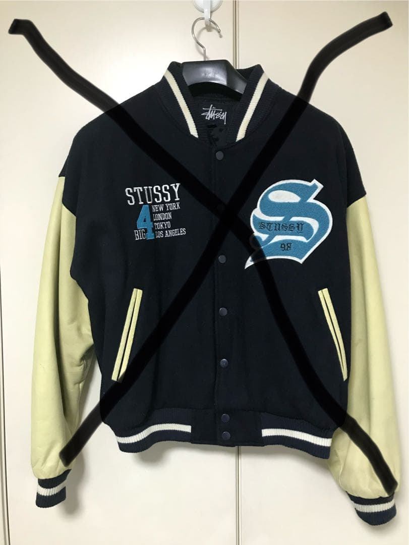 1998年製 STUSSY BIG4「4都市限定」スタジャン 2色2枚 - メルカリ