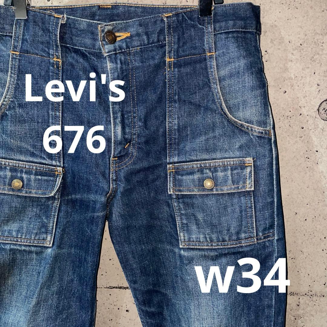 Levi's 676 ブッシュパンツ オレンジタブ - メルカリ
