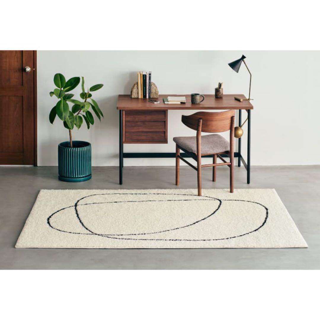 unico ラグ GRABE グラーベ 絨毯 ナチュラル シンプル - メルカリ