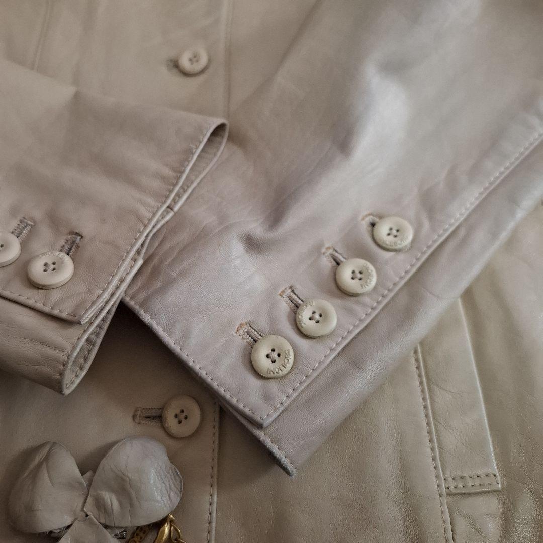 INGEBORG インゲボルグ ラムレザージャケット - メルカリ