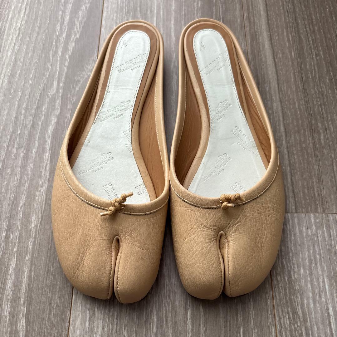 Maison Margielaマルジェラ tabi 足袋 バレエ　ミュール　38 MAISON MARGIELA(メゾンマルジェラ) tabi ballerina mules 足袋 バレエ