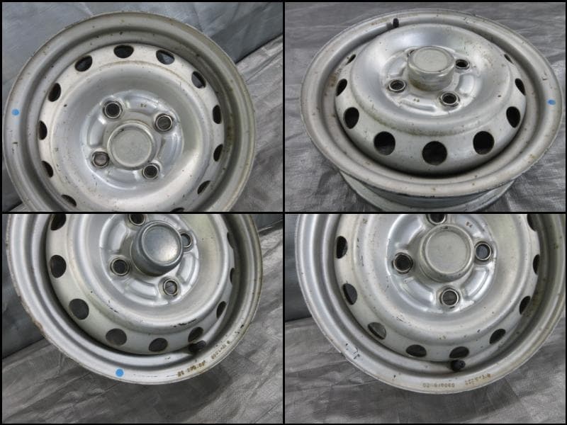 M155　日産純正ホイール12×3.50B　4H/100　4本U71クリッパー