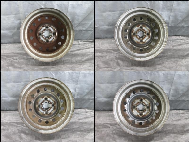 M155　日産純正ホイール12×3.50B　4H/100　4本U71クリッパー