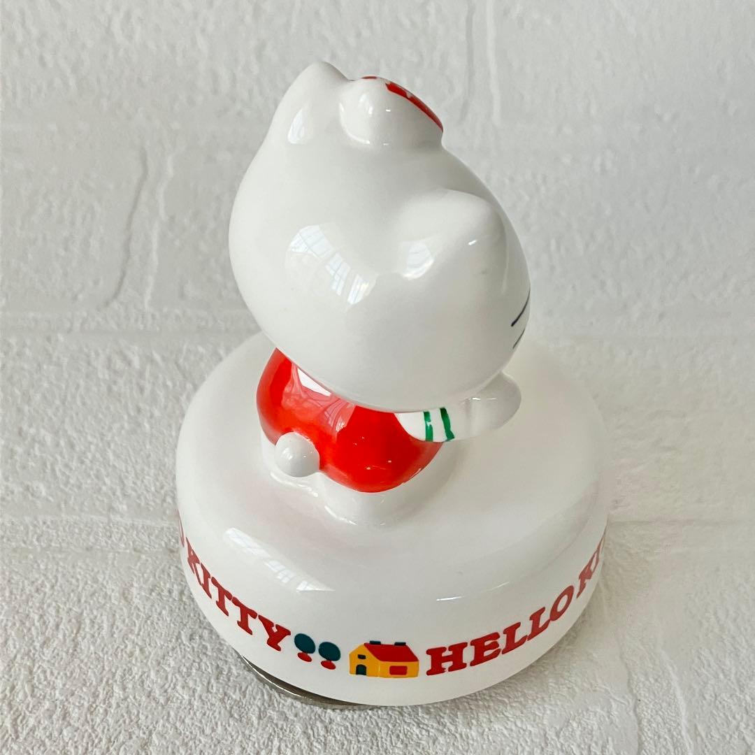 激レア！】ハローキティ オルゴール 陶器製 80年代 レトロ - メルカリ